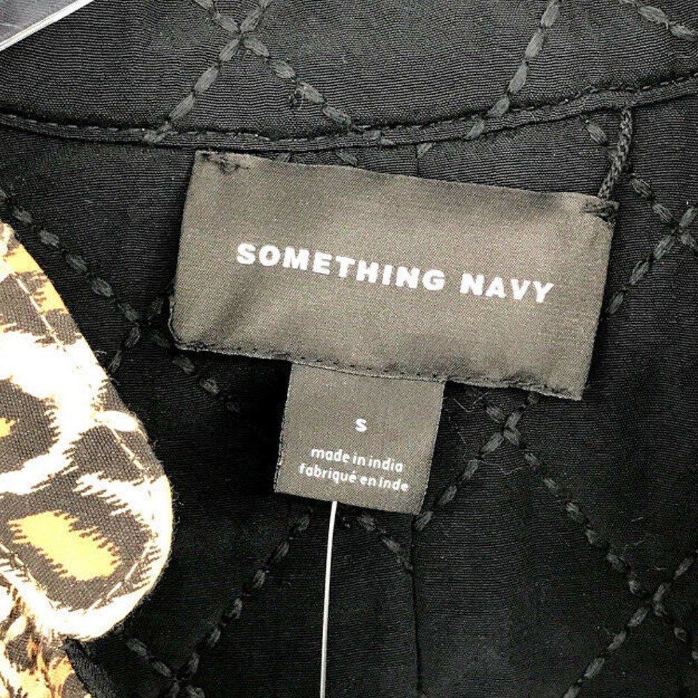 Something Navy Reversible Quilted Jacket Leopard - Picture 5 of 12